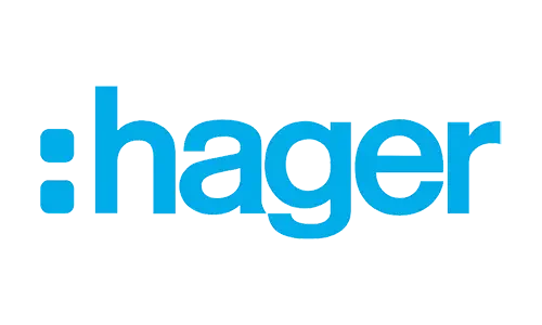 Hager logo menu